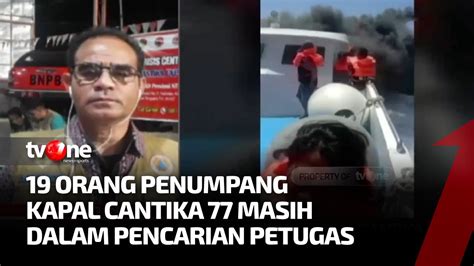 Pencarian Penumpang Kapal Cantika 77 AKIM TvOne YouTube