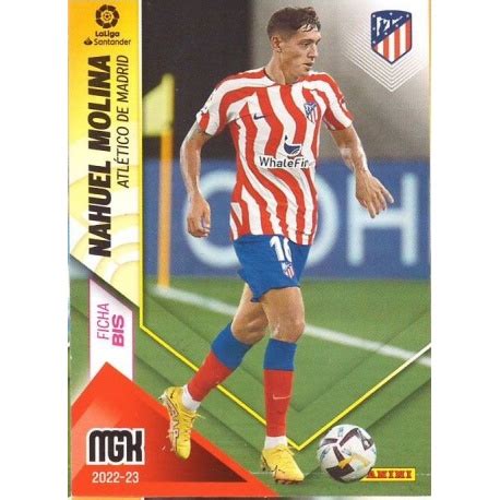 Comprar Trading Card Nahuel Molina Fichas Bis Atl Tico Madrid Panini