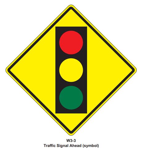 Traffic Safety Direct. Traffic Light Signal W3-3