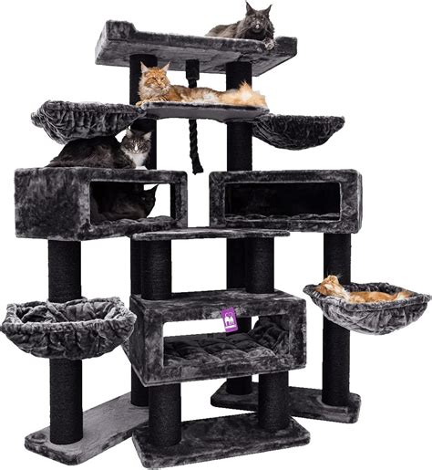 Petrebels Arbre Chat Alley Cm Couleur Noir Design Arbre Chat