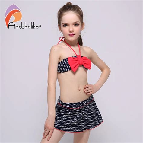 Andzhelika Kinder Bademode Neue Kleid M Dchen Bikini Niedlich Dot