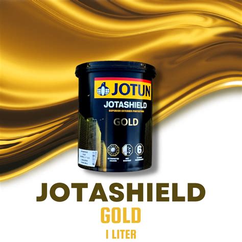 Jual Cat Tembok Jotashield Gold 1 Liter Indonesiashopee Indonesia