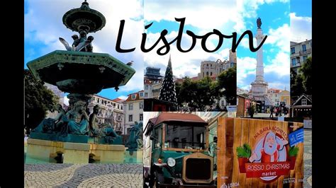 Lisbon Walk Tour Rossio Christmas Market Rua Do Carmo Chiado YouTube