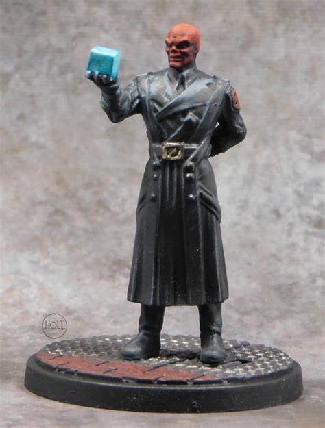 Red Skull K C Holt Miniature Painting