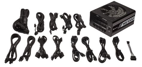 HX Series™ HX1000 — 1000 Watt 80 PLUS® PLATINUM Certified Fully Modular PSU