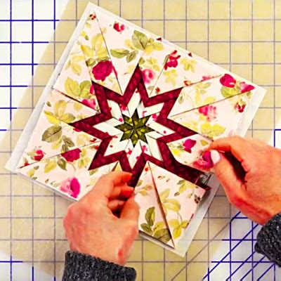 How To Make A Folded Star Square Hot Pad DIY Joy