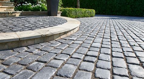 Courtstone Cobblestone Pavers Unilock Chicago In Cobblestone