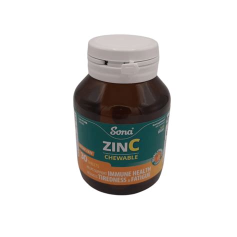 Sona Zinc Chewable Mcfaddens Pharmacy