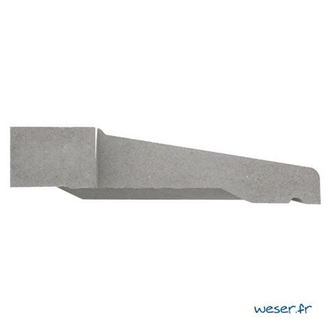 Appui de fenêtre à pose simplifiée Slim 39 gris 39x88x4 2 cm WESER