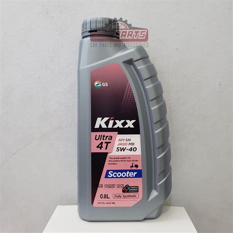 Kixx Ultra 4T API SN JASO MB 5W 40 800mL FULLY SYNTHETIC SCOOTER