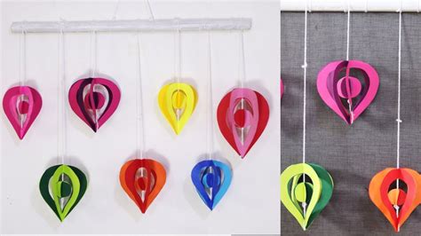 Easy Paper Wall Hanging Crafts For Kids Diy Paper Wall Decoration