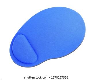 Blue Mouse Pad Isolated On White Stock Photo 1270257556 | Shutterstock