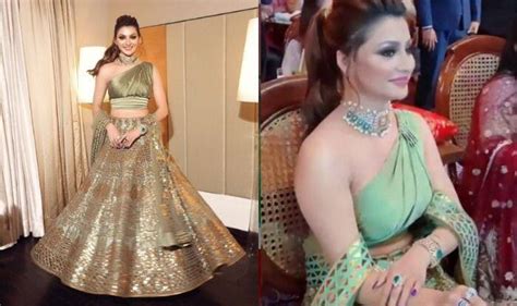 Urvashi Rautela Looks Ethereal In 55 Lakh Leather Lehenga And Jewellery