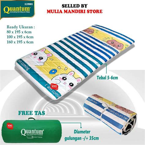 Jual Quantum Kasur Lipat Gulung Lantai Uk Dan Cm Shopee