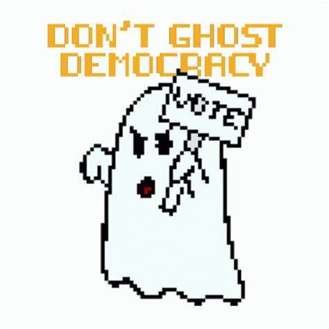 Spooky Season Ghost Sticker Spooky Season Ghost Election Season