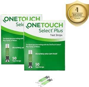 Onetouch Select Plus Strips Count Pack Of Green Buy Online At