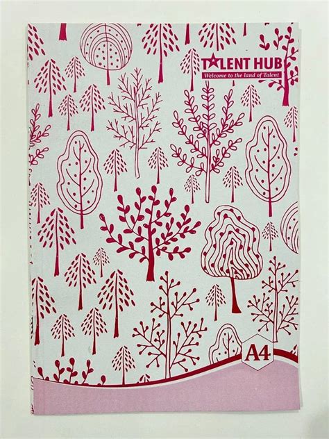 Paper Cover Glue Bound Pages Talent Hub A Assignment Notebook At Rs