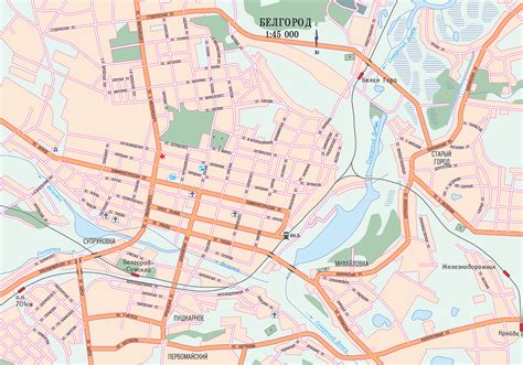Подробная карта Белгорода — Planetolog.ru