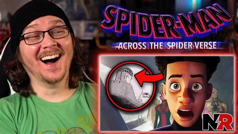 SPIDERMAN ACROSS THE SPIDERVERSE BREAKDOWN REACTION Easter Eggs