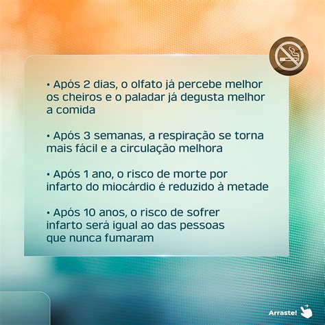 Carrossel Existem Mais De Motivos Para Deixar De Fumar Conhe A