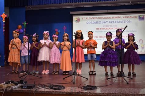 Mangaluru Colours Day Celebration At St Aloysius Gonzaga School