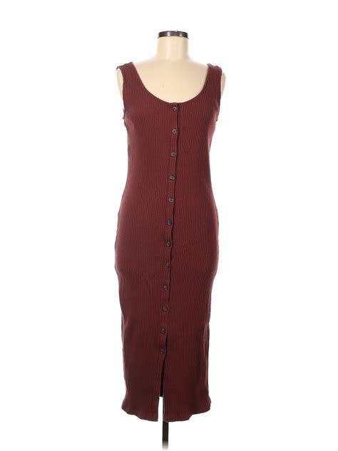 Gap Burgundy Casual Dress Size M 63 Off Thredup