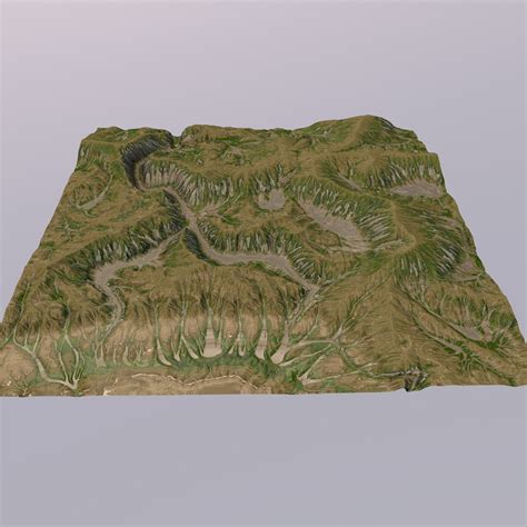 Terrain Maps 3d Model Turbosquid 1404272