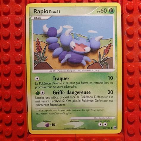 Rapion Diamant Et Perle Temp Te Carte Pokemon