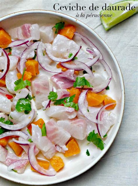 Ceviche De Daurade La P Ruvienne