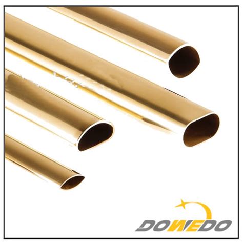 Oval Shape Brass Tubes Pipes Brass Tubes Copper Pipes