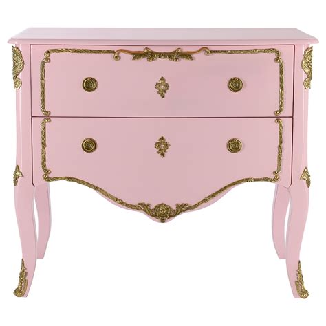 Комод в стиле рококо L.XV CHEST OF DRAWERS Rosamel Розовый по цене 153 ...