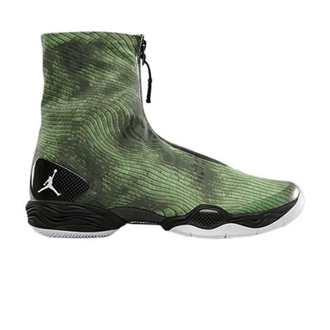 Air Jordan 28 'Color Pack - Green Camo' - 584832-301 | Solesense