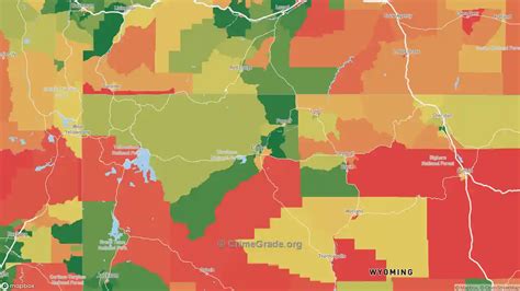 The Safest And Most Dangerous Places In Park County Wy Crime Maps And