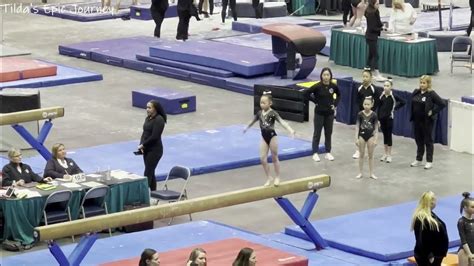 Long Beach Open 2023 Usag Level 6 Gymnastics Beam Youtube