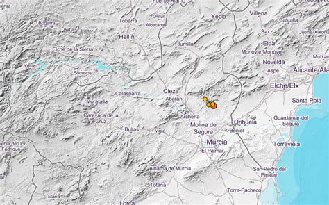 Cinco Terremotos En 24 Horas Sacuden Murcia Uno De Ellos Fue De