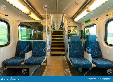 Go Transit Go Train Carriage During Covid 21 Pandemic Period Seat And