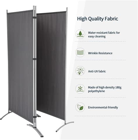 Buy Rantila Panel Room Divider Ft Tall Folding Privacy Screen Room