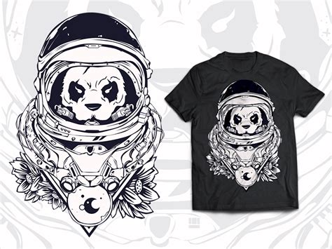 Space Panda by Bohdan Fishbein on Dribbble