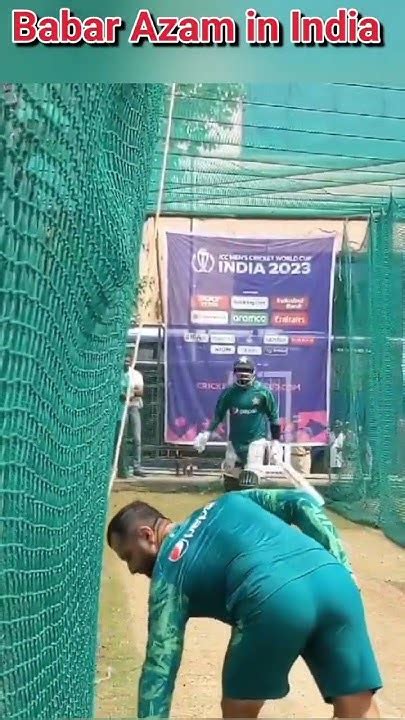 Babar Azam Batting Practice In India Shorts Youtube