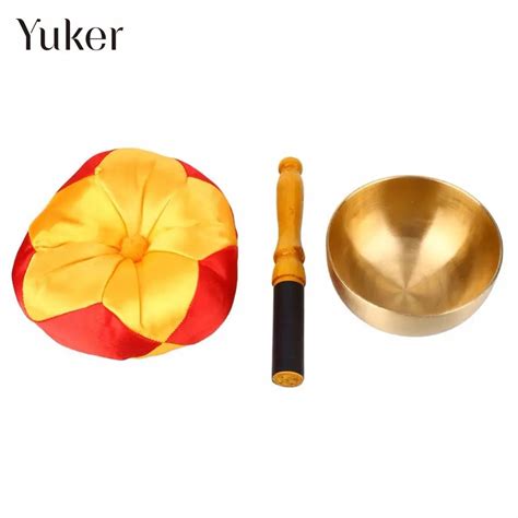 Yuker Tibetan Bell Metal Buddhism Singing Bowl Buddhist Meditation