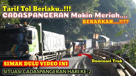 Wowww Jalan CADASPANGERAN Di Serbu Mobil Pribadi Konvoi TRUK Lagi