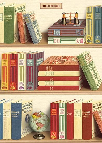 Amazon Cavallini Decorative Wrap Poster Library Books X