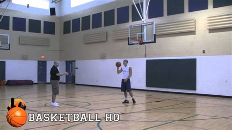 Reverse Reaction Rebounding Drill With Quick Finish Basketball Court