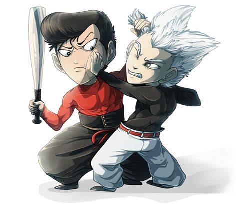 Garou & Metal Bat Fanart : OnePunchMan