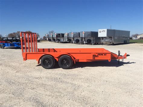 6x14 Utility Trailer For Sale New Rice Trailers Tandem Stealth 82x14 Solid Side Tandem Axle W