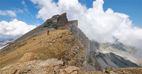 Wanderung auf das Barrhorn in den Walliser Alpen BERGFEX Túra Wallis