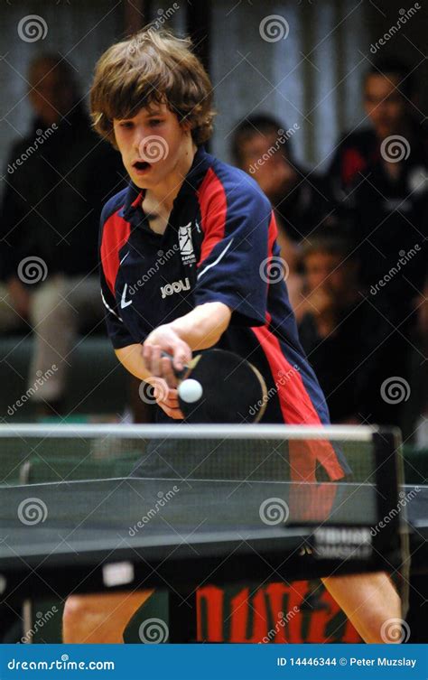 Table tennis action editorial stock image. Image of paddle - 14446344