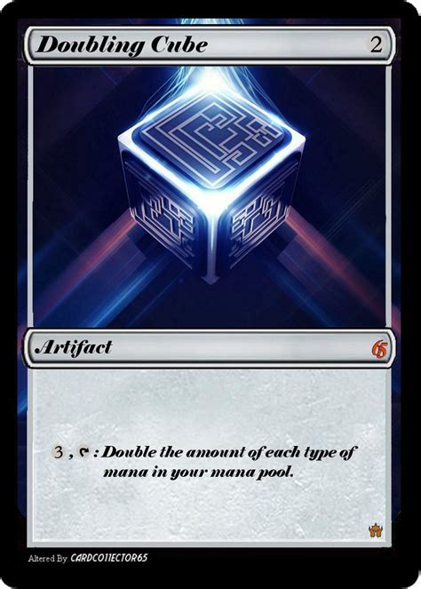 Doubling Cube Mtg Cube Design Magic The Gathering