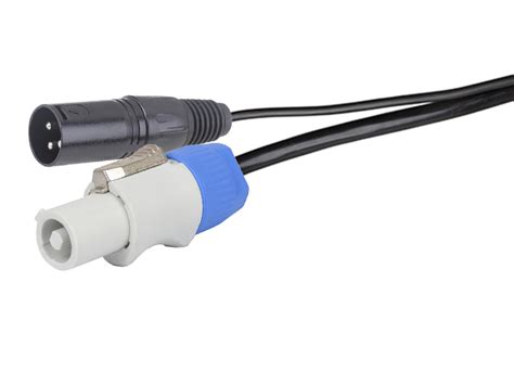 Hpd Combi Powercon Pin Dmx Combination Cable Propaudio