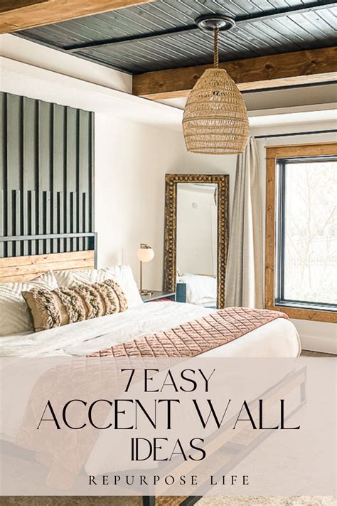 7 Easy Accent Wall Ideas That Are Affordable Repurpose Life